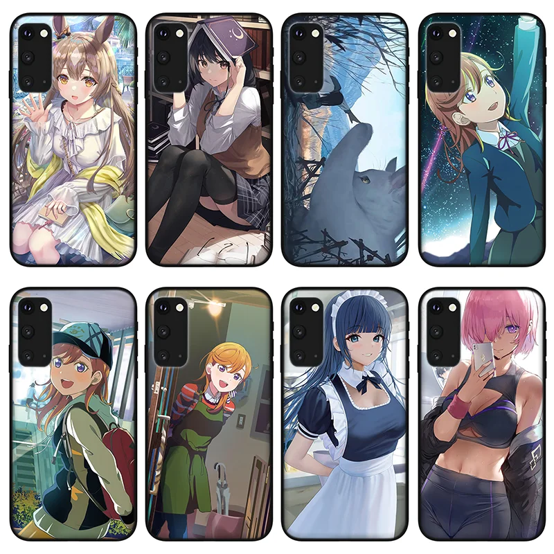 

Силиконовый чехол для Samsung Galaxy S8 S9 S10 S20 S21 Ultra Plus Note 20 10 A51 A50 A71 A52