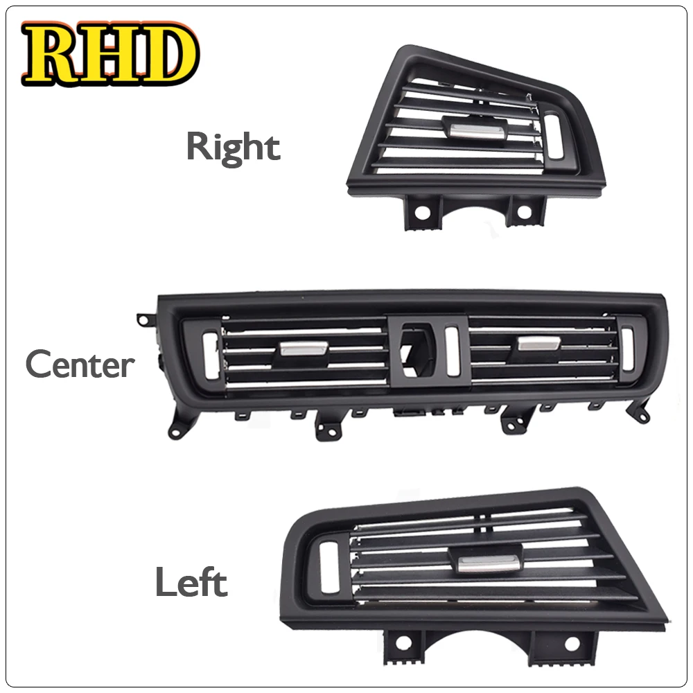 Передняя и задняя ветровая левая Центральная правая вентиляционная решетка