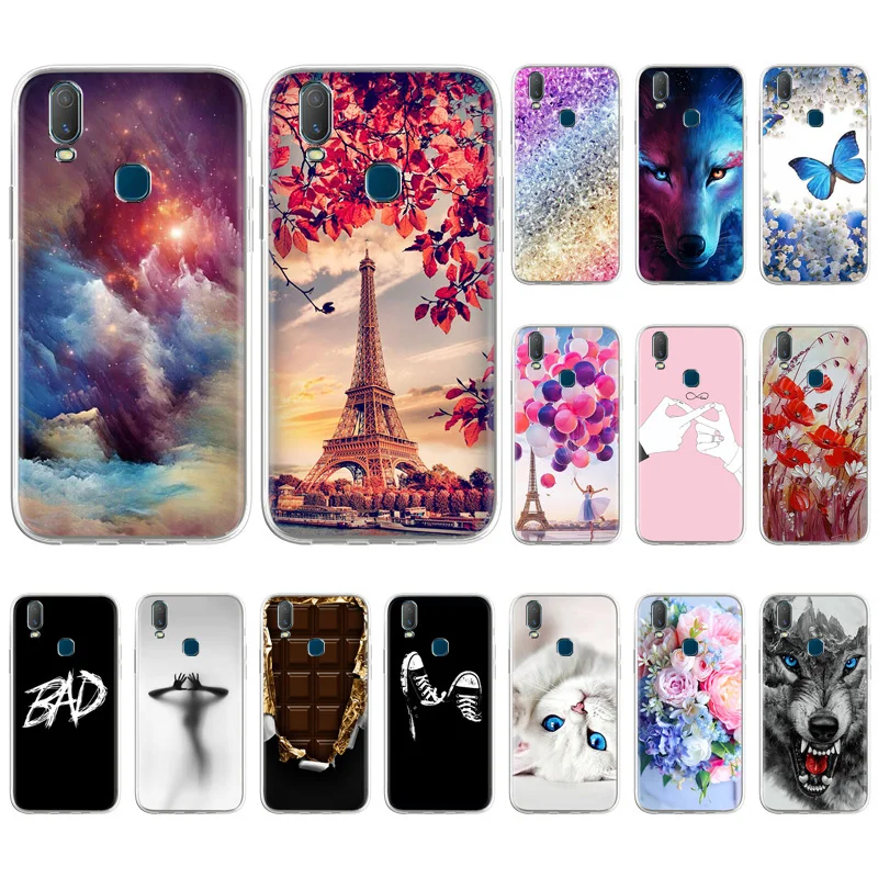 

For Vivo Y11 2019 Case Silicone Soft Phone Cover For Funda Vivo Y17 Y15 Y12 Y19 U3 Y5S Z5X Y20i Y31 Y51 2020 Y71 Y81 Case Bumper