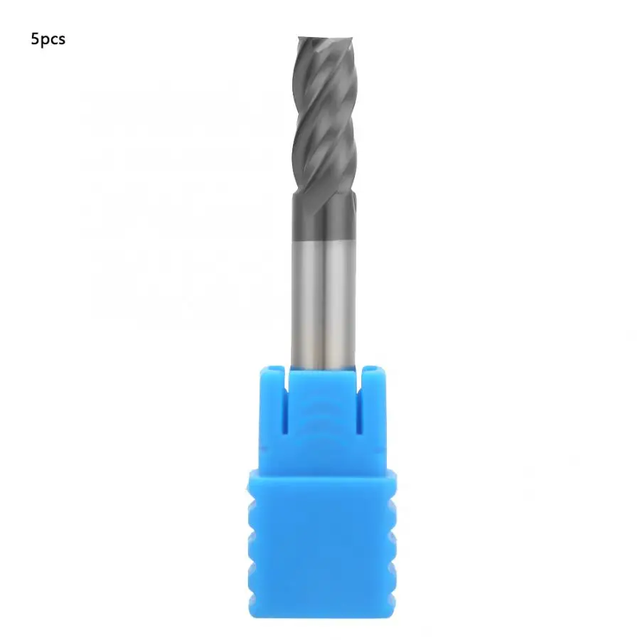 5 шт. Вольфрам карбидная 4 Торцевой фрезерный станок с ЧПУ фреза Бит плоский