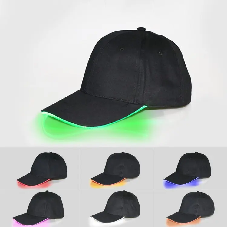 Светодиодный светящаяся бейсболка для мужчин и женщин новая модная клуба