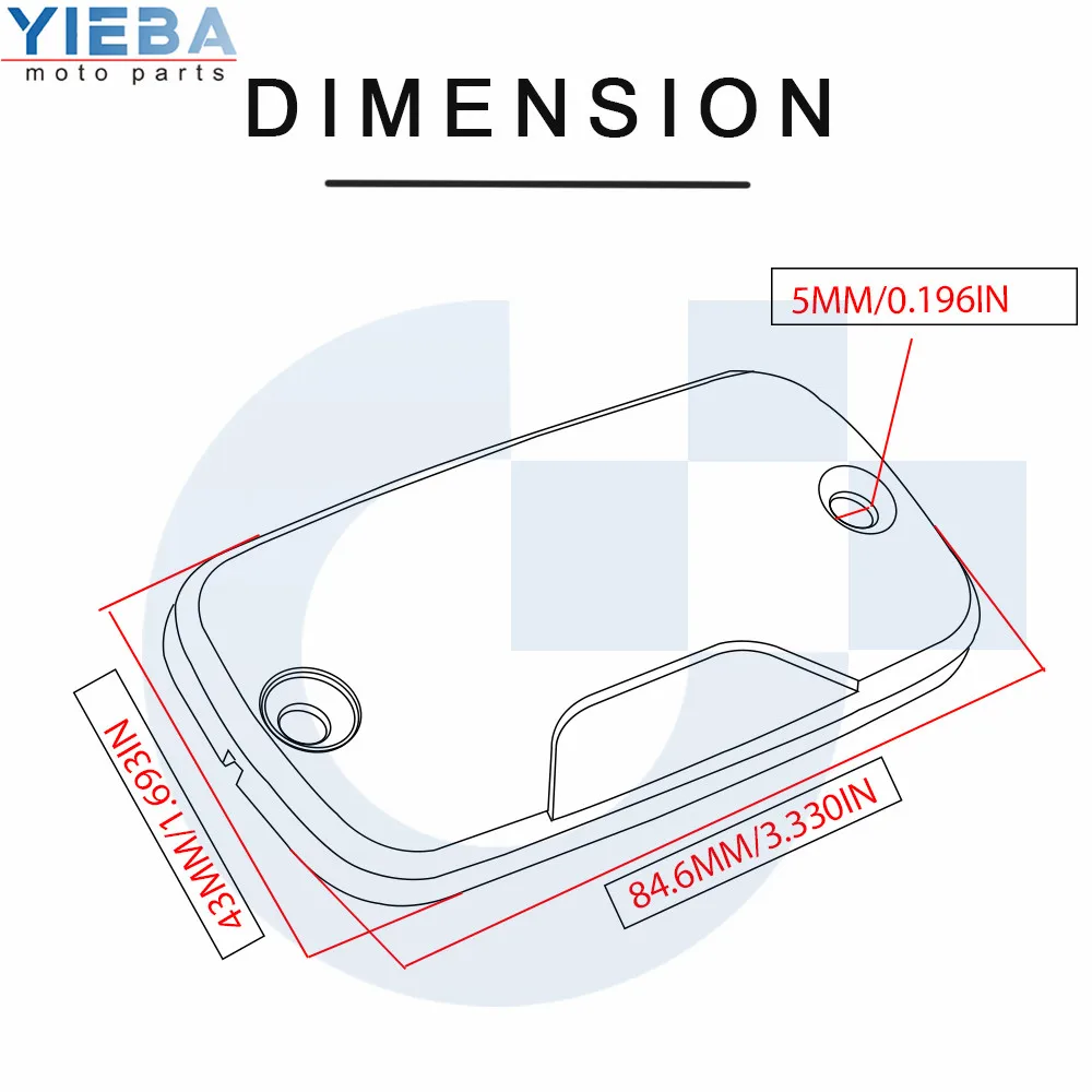 

Motorcycle Accessories Motorbike CNC Aluminum Rear Fluid Reservoir Cap Cover Moto Parts For Honda X4 X 4 1998 1999 2000-2004