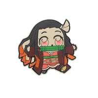 demon slayer embroidery patch patch for clothes funny cute diy accessories patch iron on patch al3044