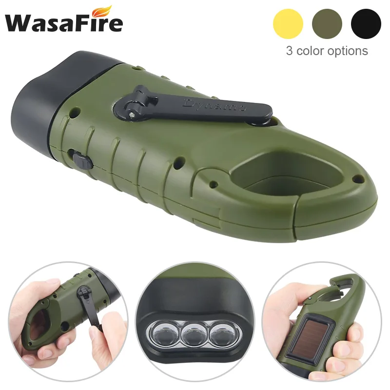 Портативный светодиодный фонарик с ручкой перезаряжаемый аварийный фонарь на