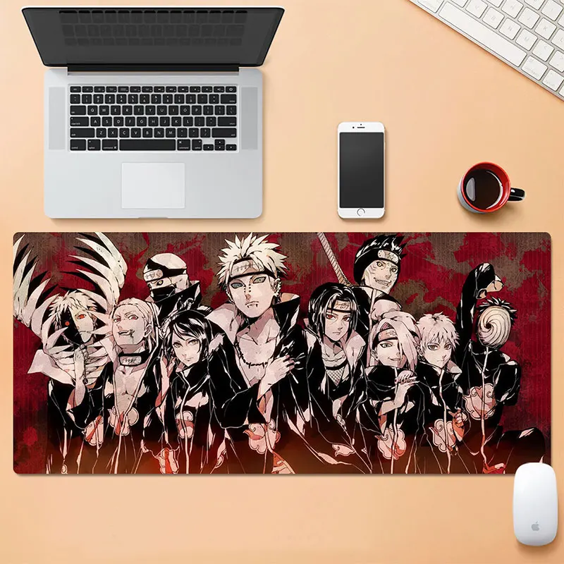 3 мм супер большой размер настольная клавиатура Коврик для мыши с аниме Наруто