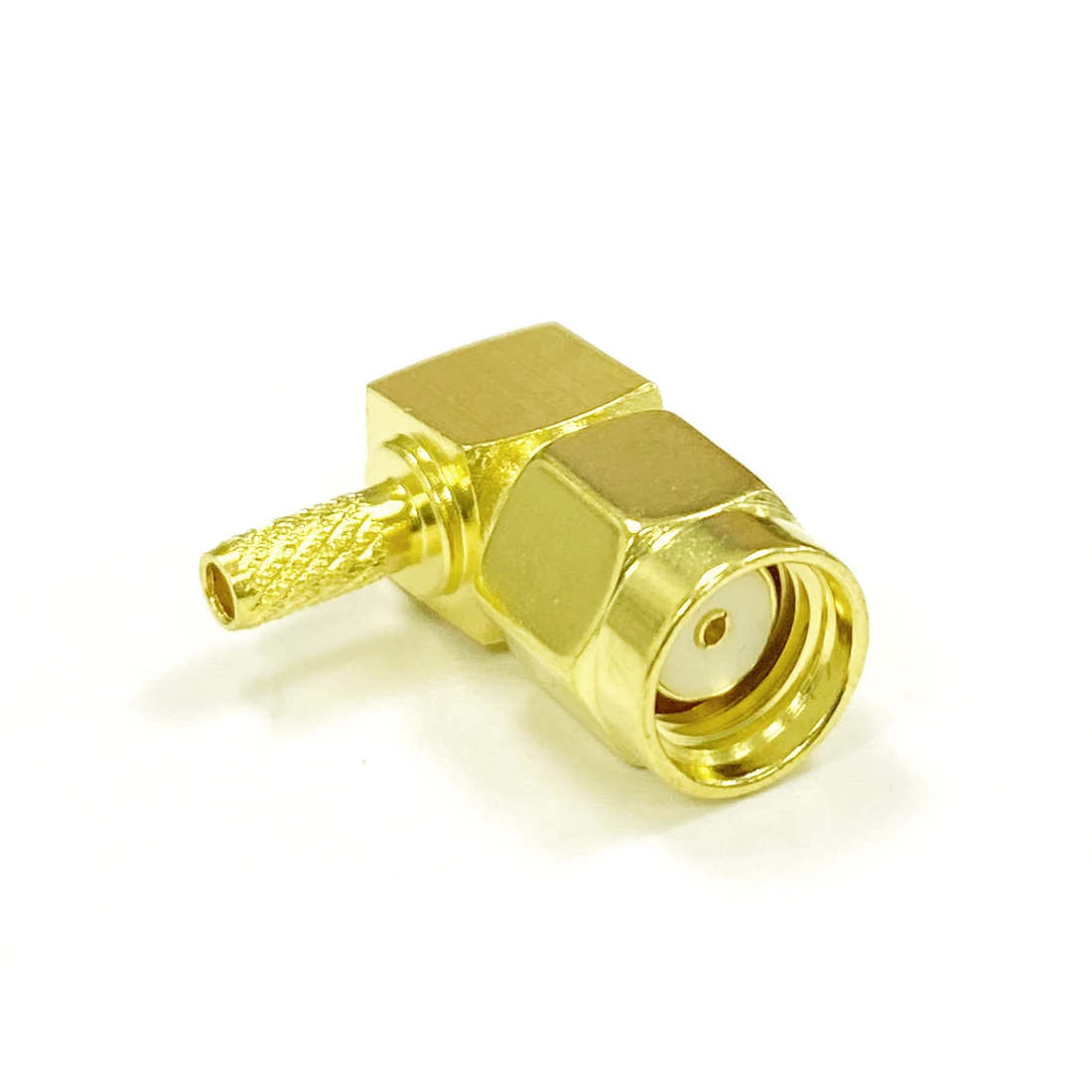 1 шт. Новый коннектор RP reverse SMA под прямым углом штекер гнездовой штырь для LMR100 RG316