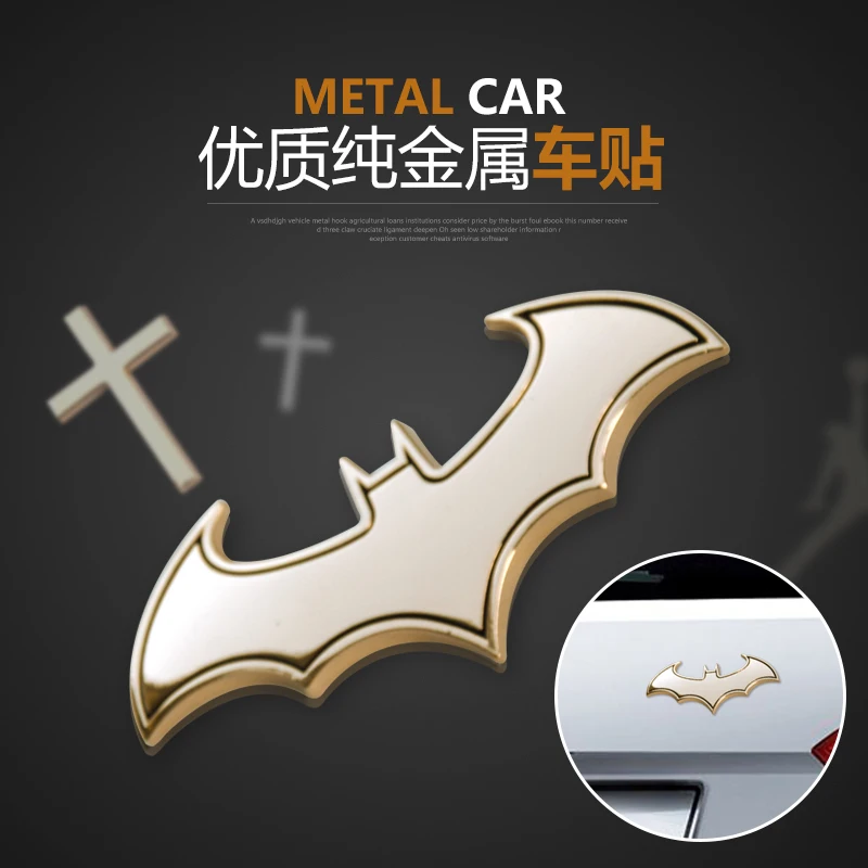 

1PC 3D Metal Bat Car Logo Car Sticker for Cadillac XTS SRX ATS CTS/Renault Koleos Fluenec Latitude