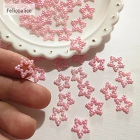 1000pcs abs pearl flatback stars cabochons diy resin shaker charms molds stuff slime fillings fillers