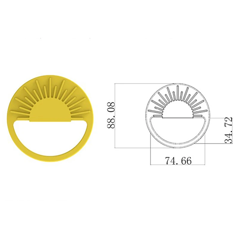 Mordedores de silicona sin BPA, mordedores de silicona comestibles, estilo solar, juguetes para beb&eacute;s, 1 ud.-5