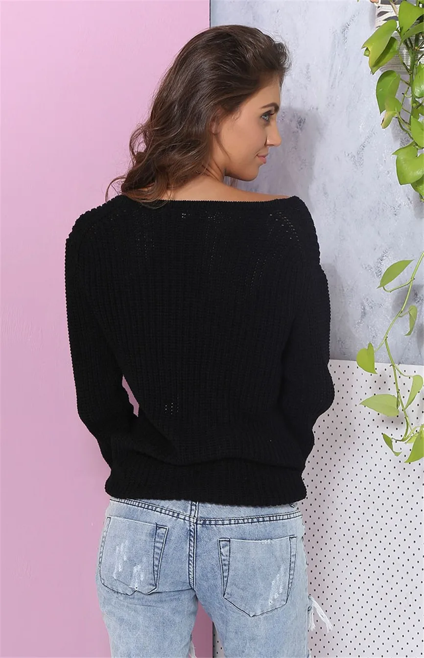 Women Summer Long Sleeve Loose Sweater Jumper Tops Knitwear Women's Suit Casual Streetwear | Женская одежда