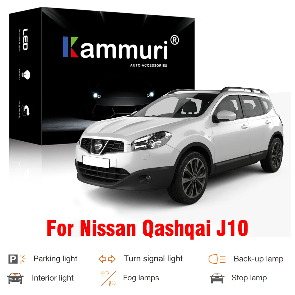Светодиодная наружная лампа Canbus для Nissan Qashqai J10 светодиодный указатель поворота