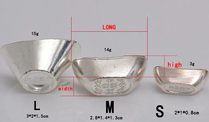 

10pcs Feng Shui Auspicious Lucky Money Mascot Metal Crafts Alloy Gold Ingot Decoration Crafts Collection Home Decor