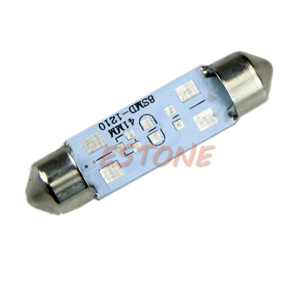 

2021 New 41mm 8 LED 3528 Super Bright Car Interior Light Festoon Dome Map Lamp Roof Bulb