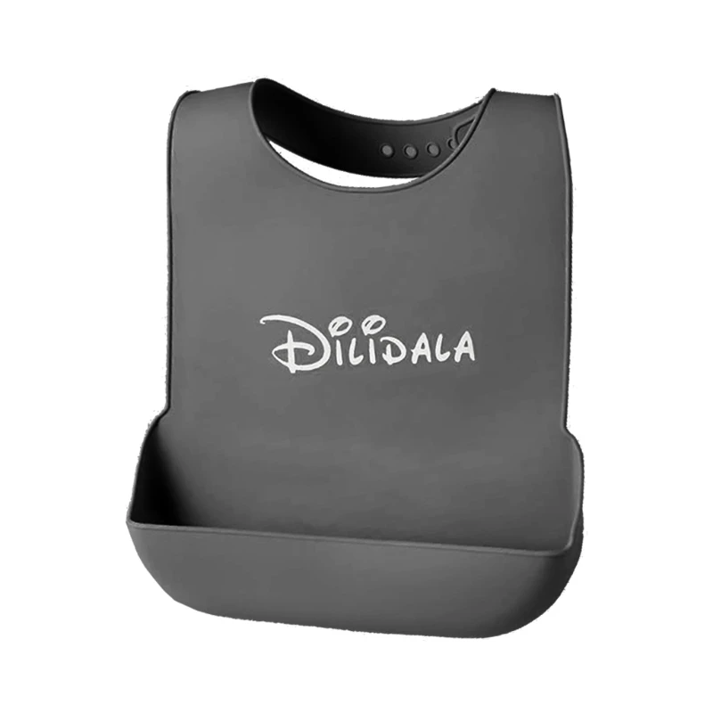 

Waterproof Anti-oil Senior Citizen Aid Aprons Adults Silicone Bib Elderly Aged Mealtime Cloth Protector H055