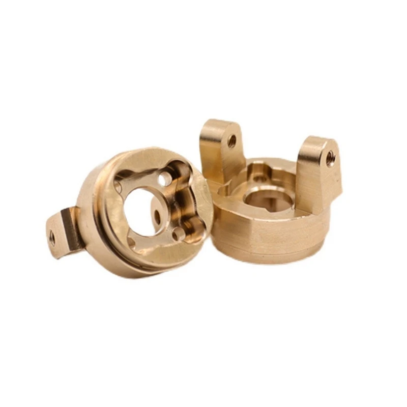 

2PCS Brass Caster Blocks C Hub Carrier for YK4102 YK4103 YK4082 YK6101 YiKong RC Crawler Car Upgrade Parts