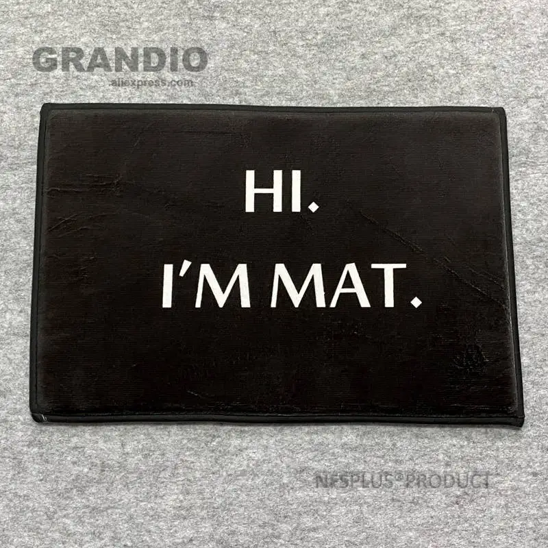 Домашний Декоративный Коврик для входной двери коврик прихожей из черной