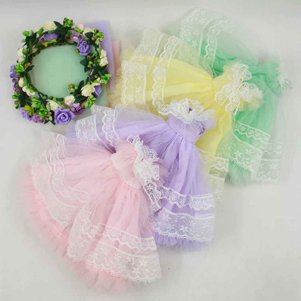 Одежда для куклы блайз красочное свадебное платье с вуалью 1/6 дюйма 30 см