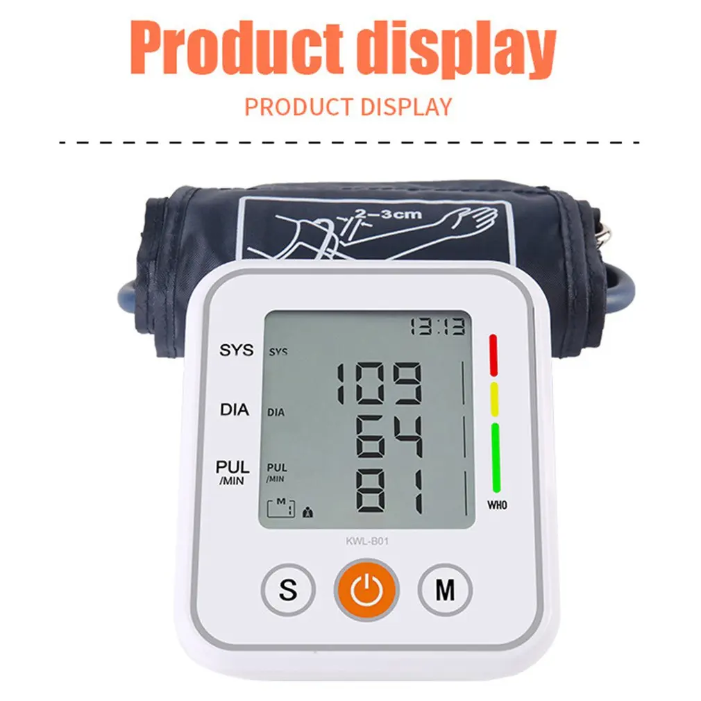 

Sphygmomanometer Electronic Sphygmomanometer Large Screen Arm Measurement Display Screen Automatic Shutdown