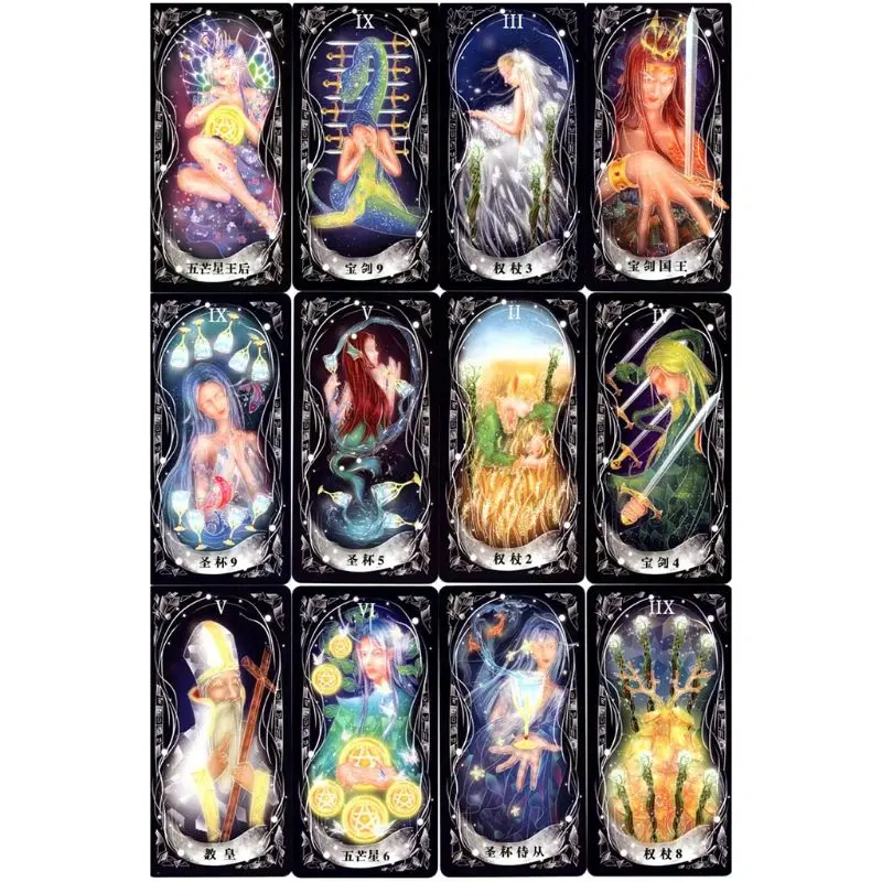 Новые студенческие карты Таро колода С путеводителем загадочная гадка