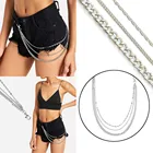 Ремень женский, с кисточками, декоративный, пояс-цепь