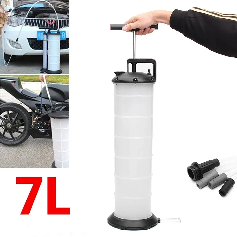7 л ручной вакуумный экстрактор масла жидкости насос для автомобиля грузовика