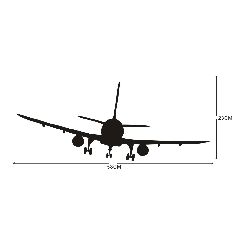 

Boys Kids Room Airplane Wall Stickers Home Decoration For Living Room Wall Decals Vinyl Wallpaper DIY Mural