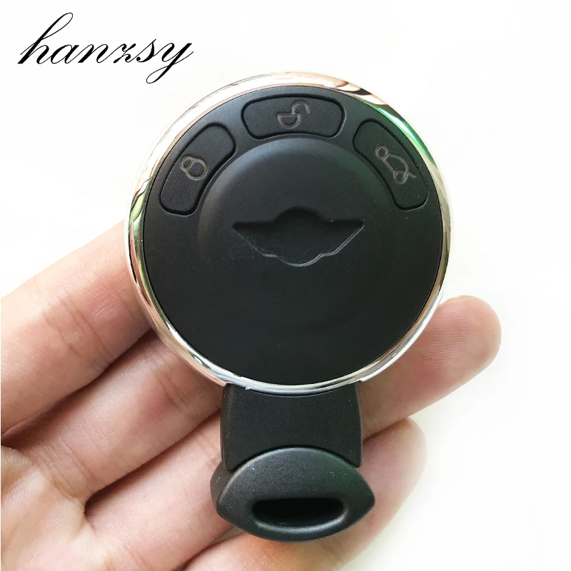 3 button Smart Key Case fob For BMW Mini Cooper R56 Replacement Auto Remote Key shell Card blank Keyless Entry Fob Uncut blade