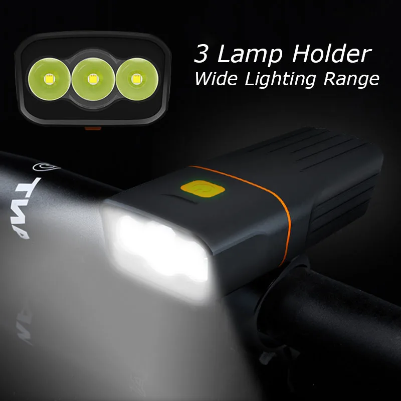 JLETOLI USB Rechargeable Bike Headlight Waterproof Cycling Light 360 Degree Rotating Bycicle Front Accessories | Спорт и развлечения