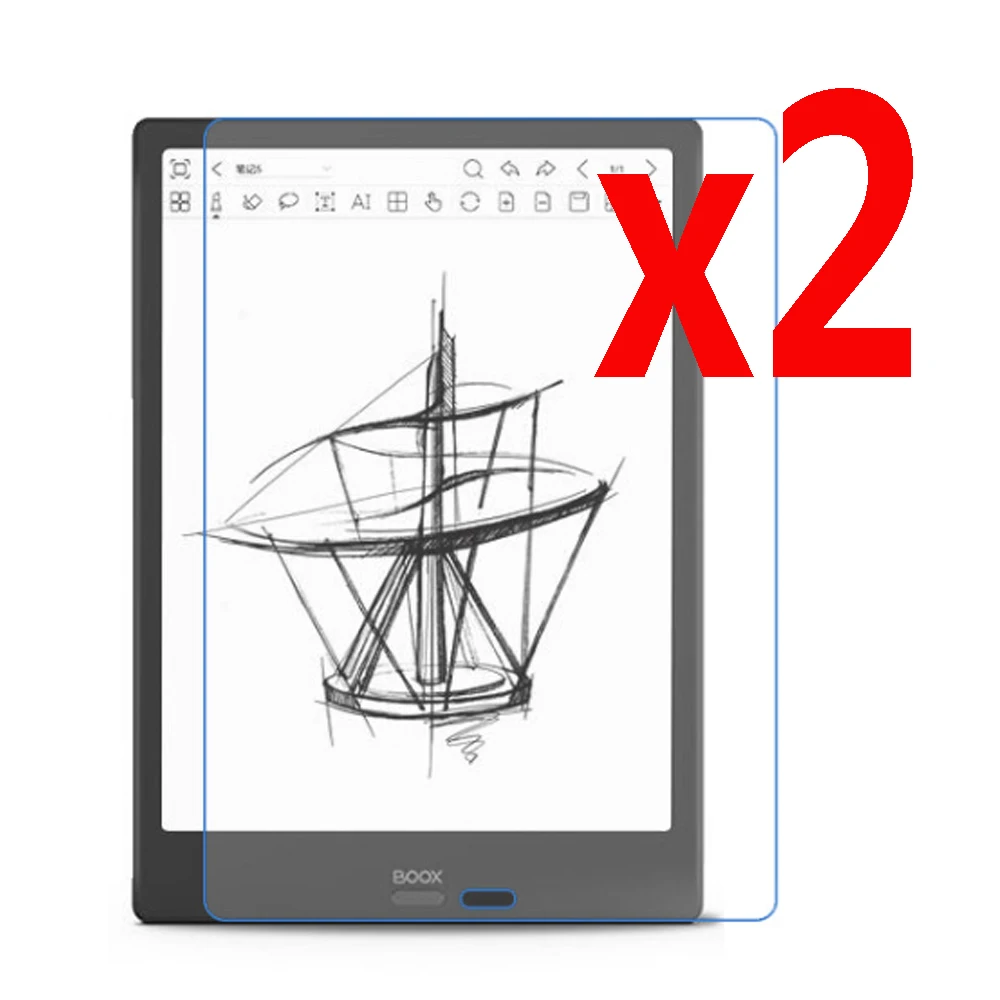 2 шт. мягкие матовые пленки защитная матовая пленка для ONYX Boox Note2 10 3 дюймов Note