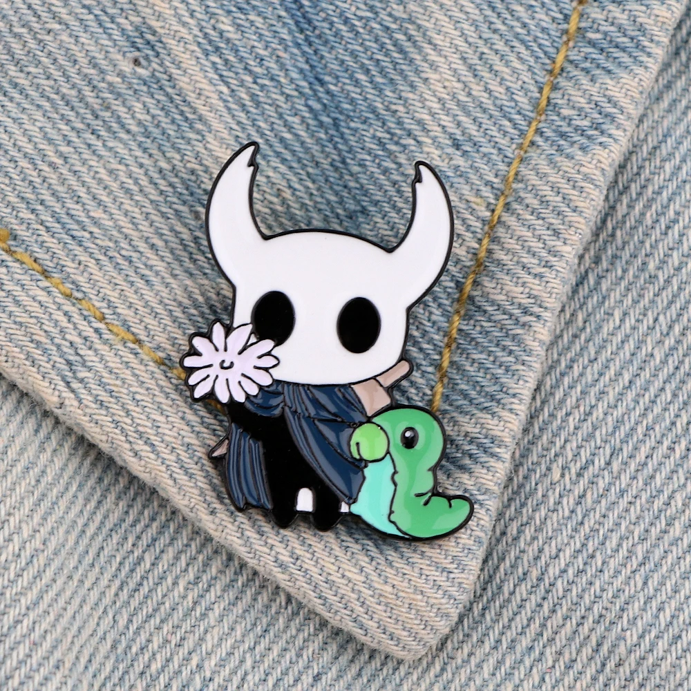 LT626 игра полый рыцарь творческие милые эмалевые броши на одежду рюкзак воротник