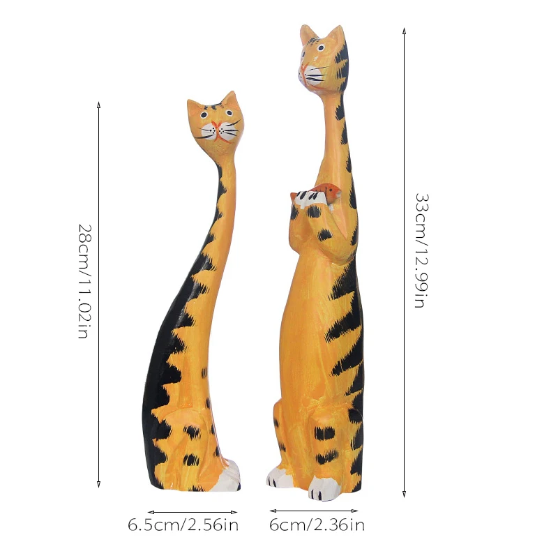 Аксессуары для украшения дома пастырской Стиль деревянный любителей &quotКошки&quot