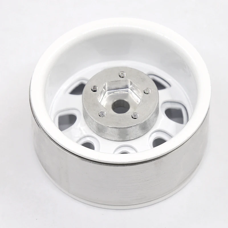 4Pcs Metal 1.9 Beadlock Wheel Rims Hub for 1/10 RC Crawler Car Axial SCX10 II 90046 AXI03007 Traxxas TRX4 RC4WD D90 | Игрушки и хобби