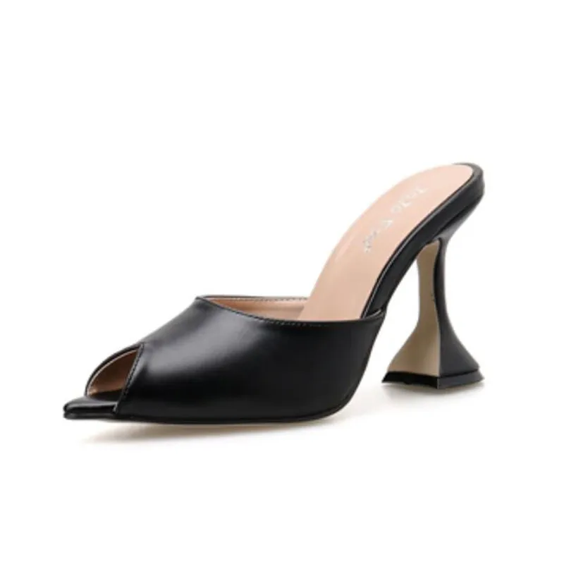 Летние женские тапочки женская обувь новинка пикантные туфли с открытым носком