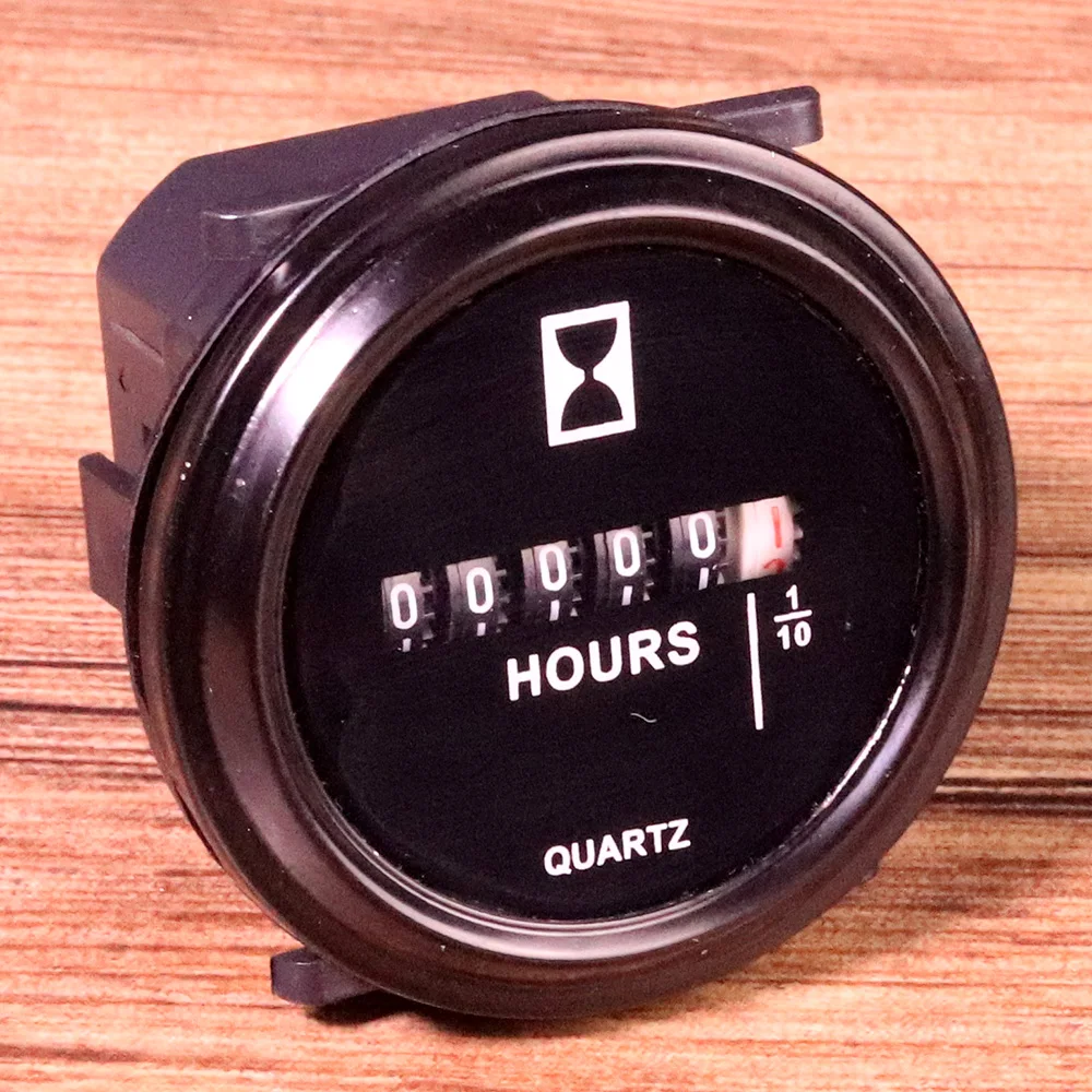 Механический счетчик часов постоянный ток 10 80 в переменный 100 250 В черный таймер