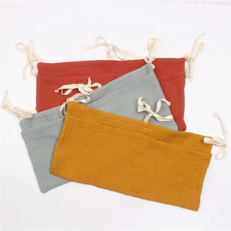 1pc Portable Baby Crib Storage Bag Multifunctional Newborn Bed Headboard Organizer For Kids Baby Bedding Diaper Bag