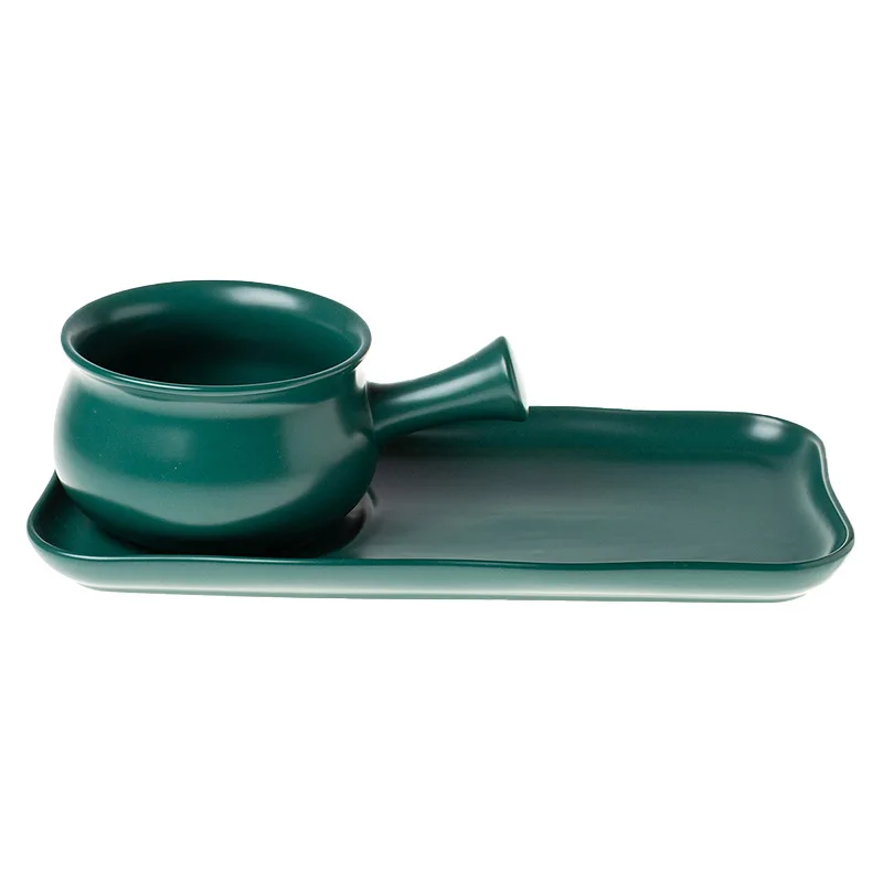 

Price tableware set Japanese ceramic bowl household with tray breakfast bowl
