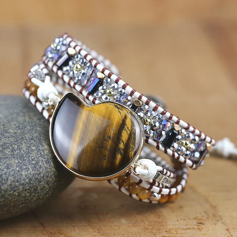 2020 Новое поступление натуральных камней в форме раковины Лабрадорит 3X богемном