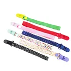 Детская цепочка для соски-пустышки с зажимом держатель для кормления детской пустышки ремень для соски модные Мультяшные безопасные детские аксессуары