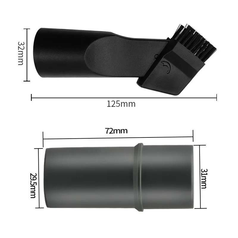 

Ручной пылесос, аксессуары, щетка, всасывающая головка, набор из 5 предметов, подходит для любого типа пылесоса с внутренним диаметром 32 мм