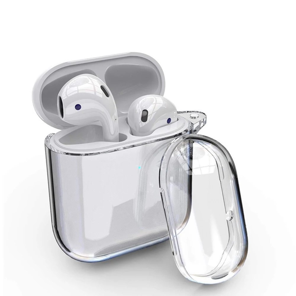 Transparent Earphone Case for Apple AirPods 2 1 Pro Soft Silicone Wireless Bluetooth Headset Charging Box Cover for Air Pods 3