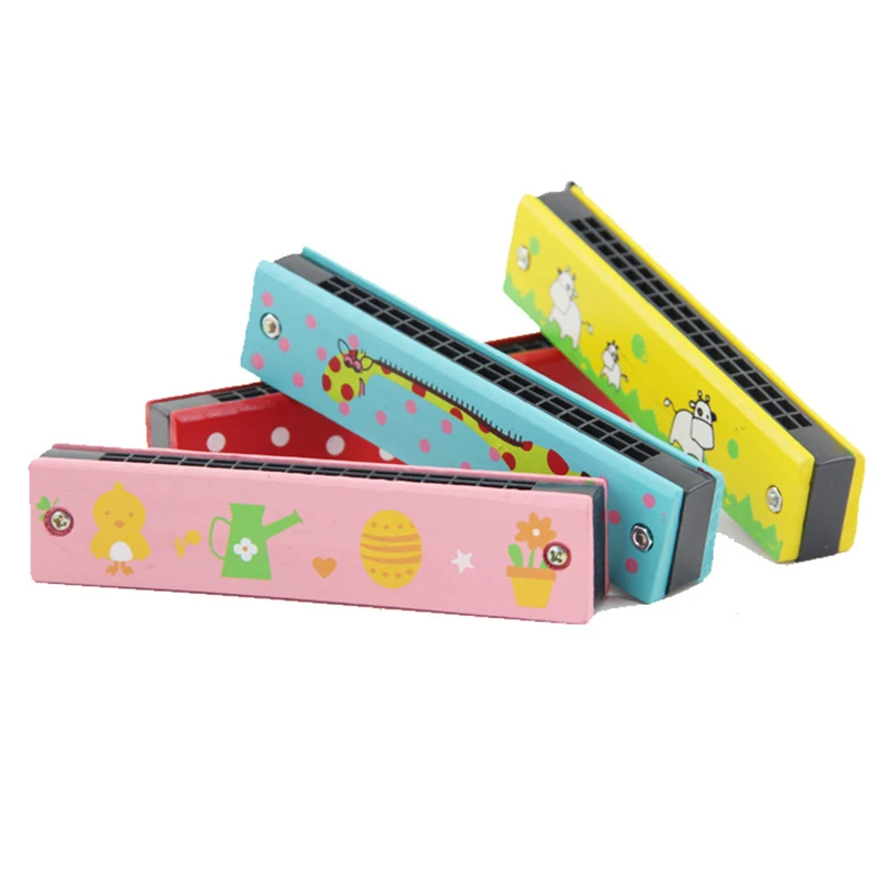 1 шт. мультяшная деревянная гармоника Музыкальные инструменты для детей