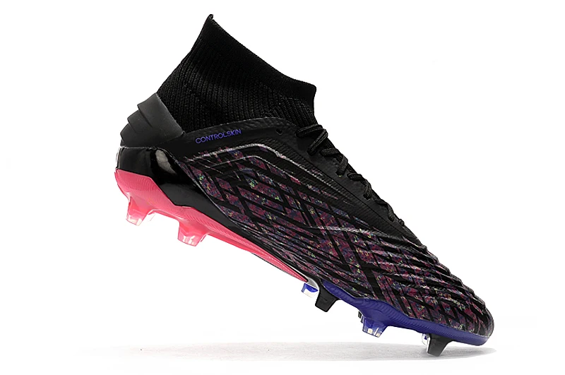 

11 Colors Top Seller Men Predator 19.1 FG Football Boots High Ankle Lace-Up Soccer Shoes,Free Shipping