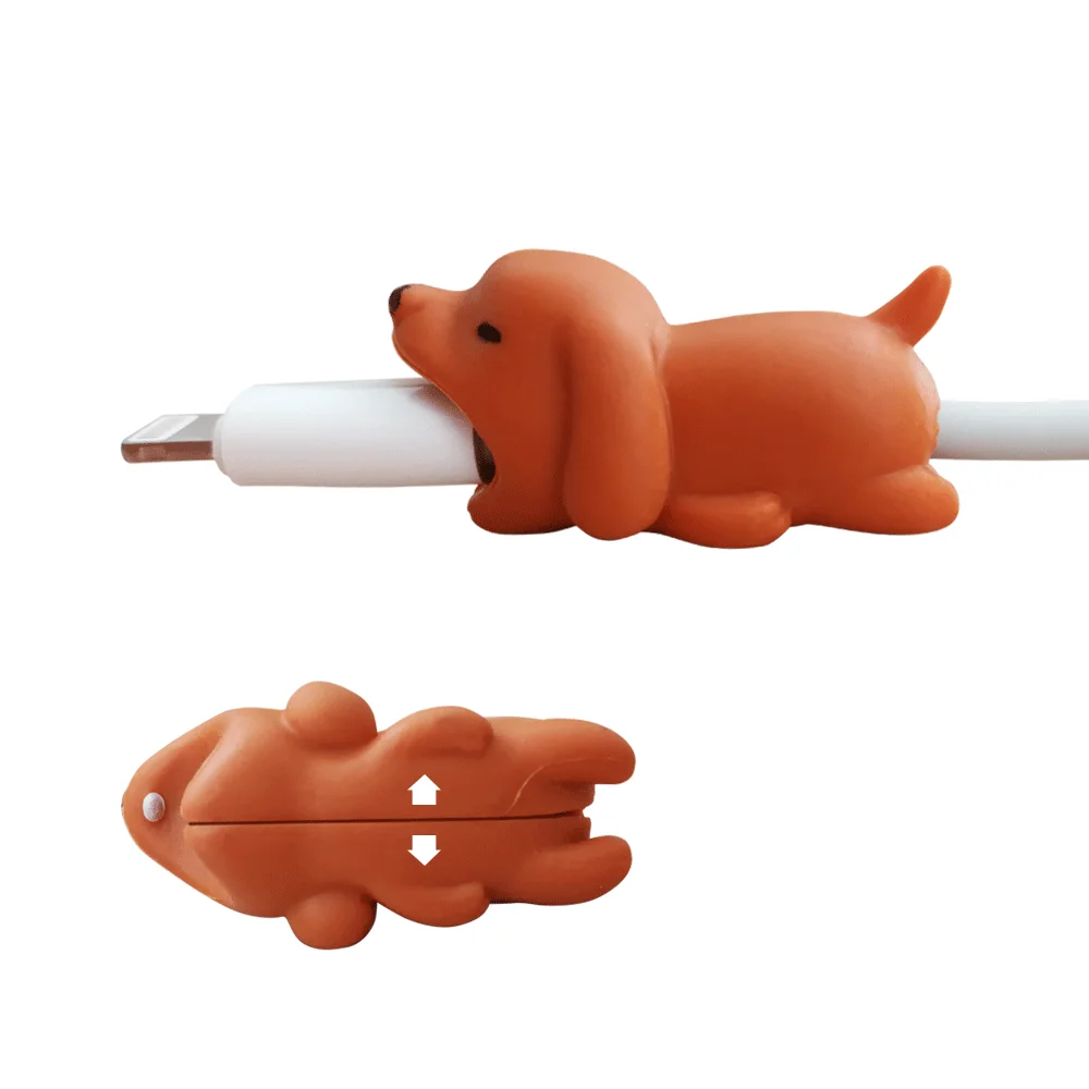 16 шт. протектор кабеля органайзер для намотки милых животных мультяшный чехол