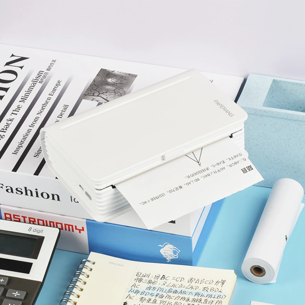 

Paperang Max Mini Pocket Bluetooth Printer Rechargeable 300DPI Photo Picture Label Portable Thermal Printers for Android iOS