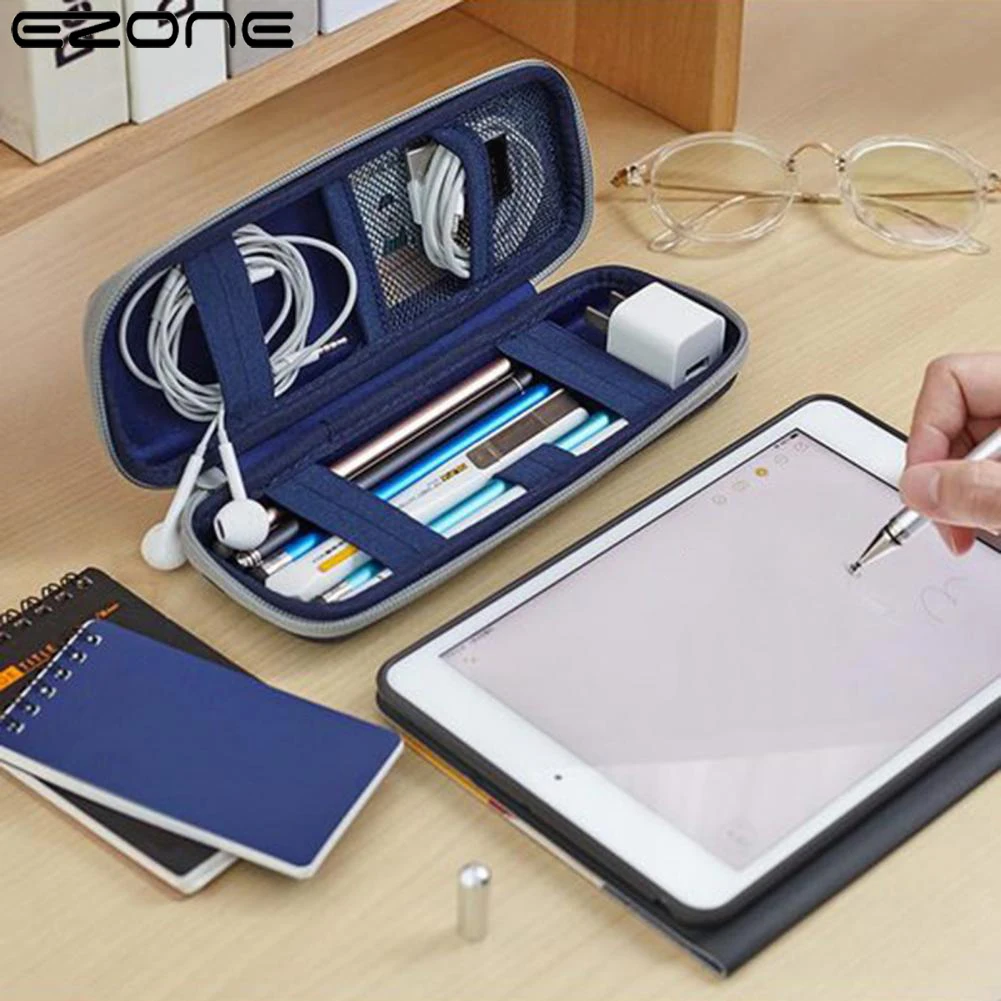

EZONE Lightweight Simple Pencil Case Big Capacity Exquisite High Quality Student Stationery For Junior High School Best Gift