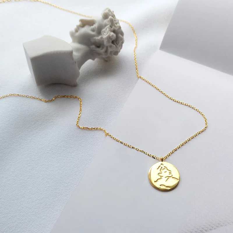 2019 колье чокер с героями мультфильма Моана С золотыми портрет ожерелье из