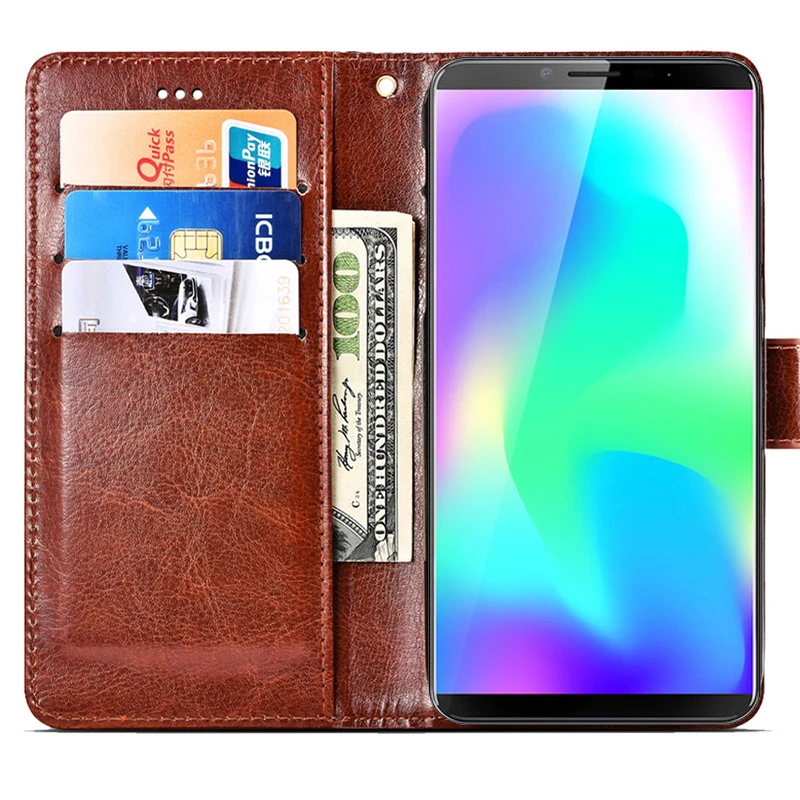 Силиконовый чехол для Cubot X19 деловой из искусственной кожи чехол-бумажник X19s