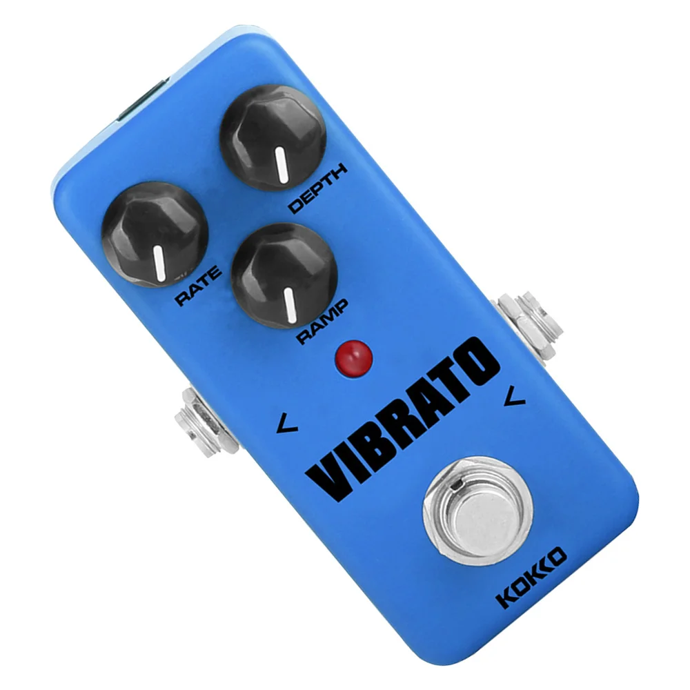 

Electric Guitar Effect Pedal Vibrato Guitarra Effects Mini Tremolo True Bypass Guitar Part Accessories (Blue)