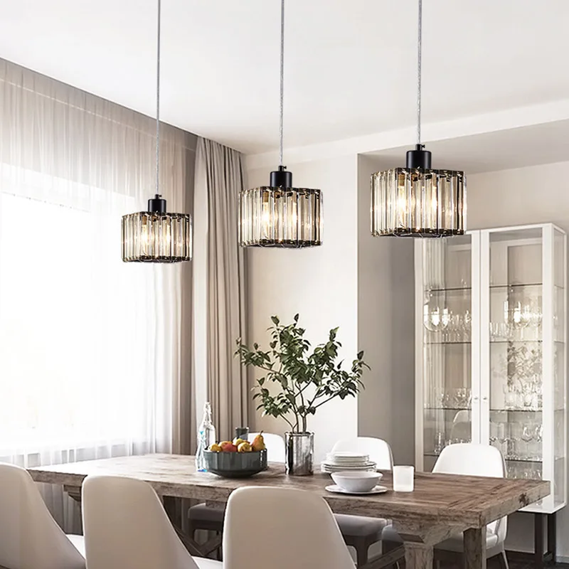 Американская люстра хрустальная креативная для гостиной спальни железная