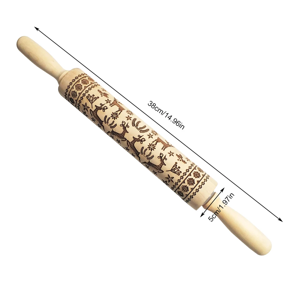Скалка для печенья из натурального эвкалипта высушенного на воздухе дерева | Дом